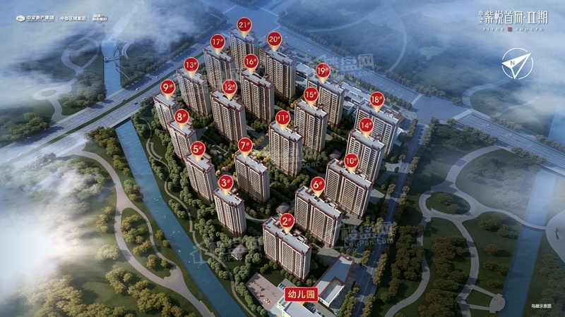 中梁紫悦首府效果图