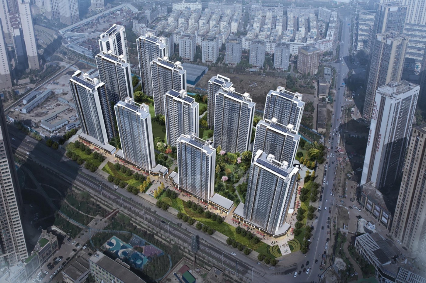 雅居乐中央雅府效果图