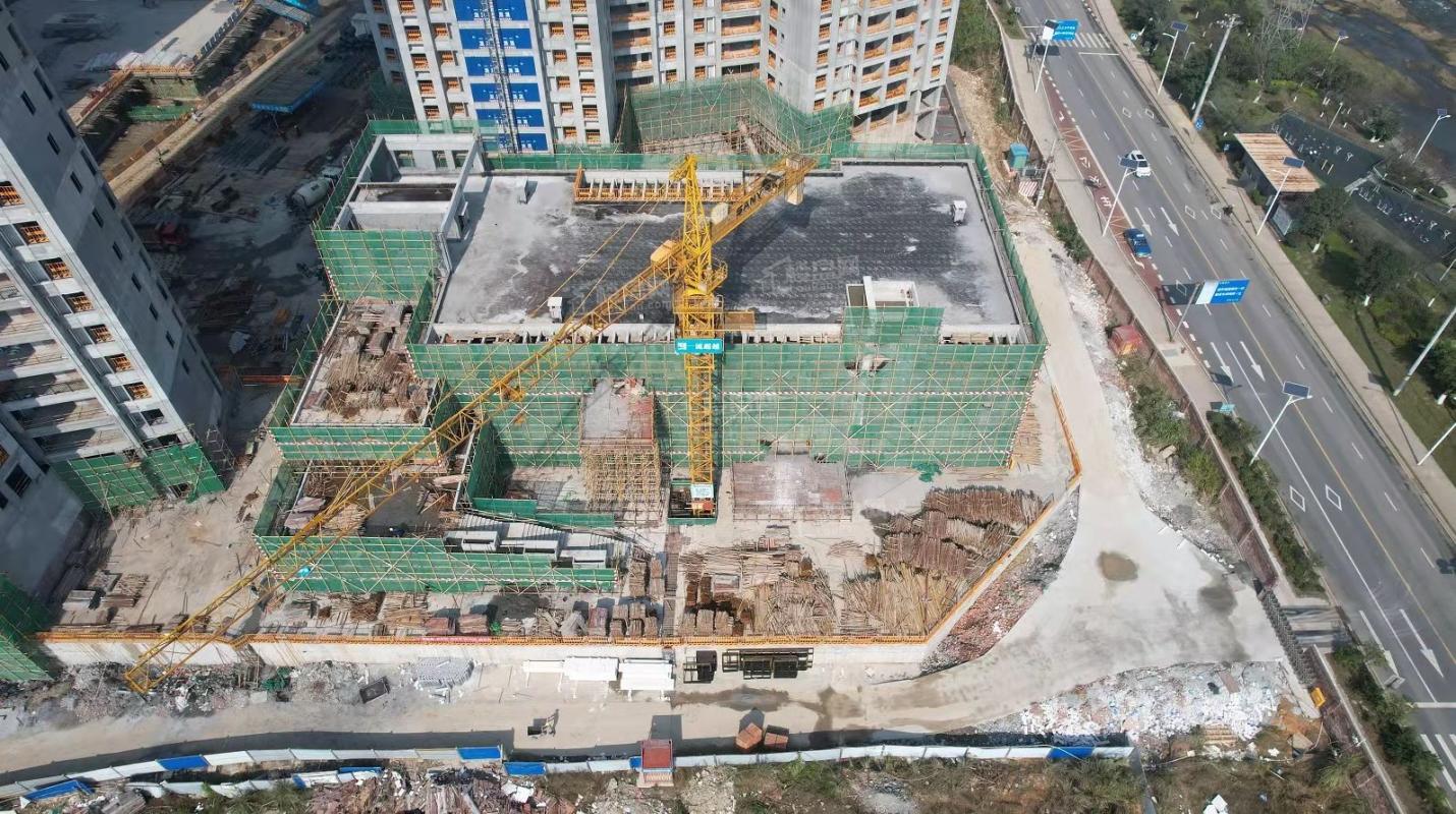 湖南建工东玺台2021年12月工程进度
