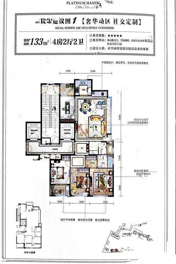 恒达·铂金湾户型配套解读