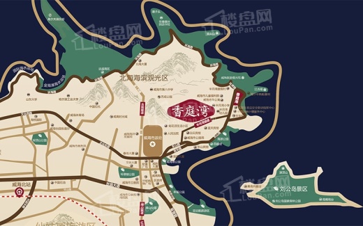香庭湾位置图