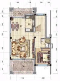 碧桂园龙熹山户型图别墅212㎡424一楼