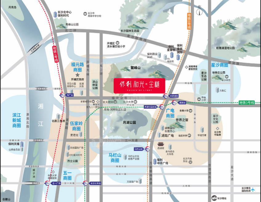 保利和光尘樾位置图