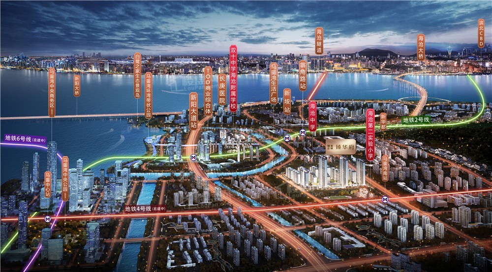 联发臻华府配套图