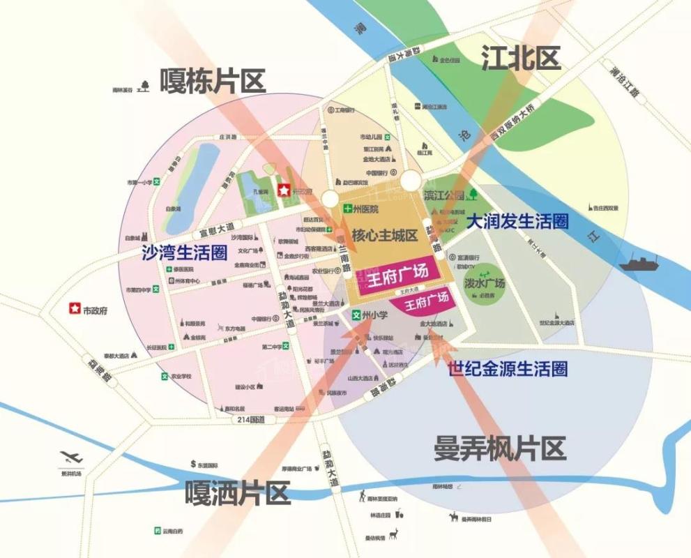 王府广场位置图