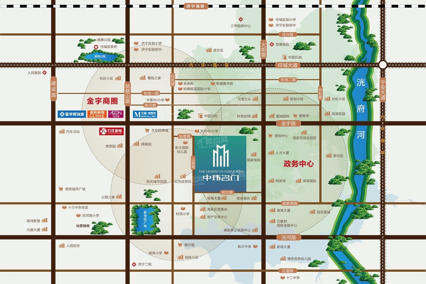 中玮名门怎么样?实现快速城市生活圈-济宁楼盘网