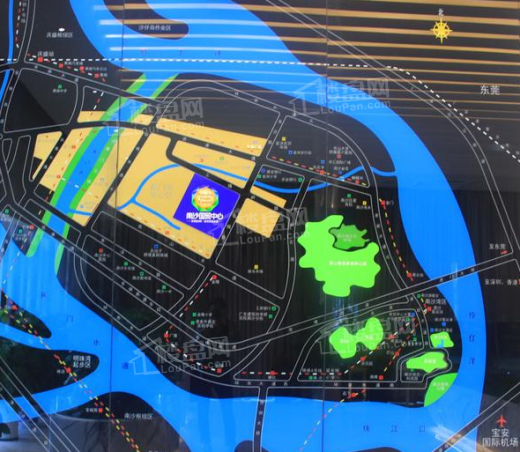 中海联南沙国贸中心位置图