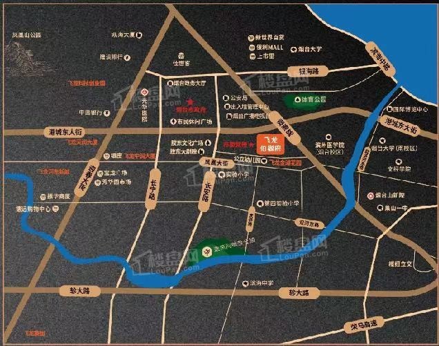 飞龙伯樾府位置图