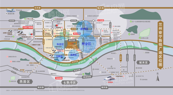 兰州安宁吾悦广场公寓商铺效果图