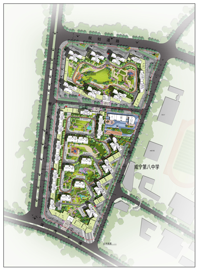 乾麟龙·翡翠阳光效果图