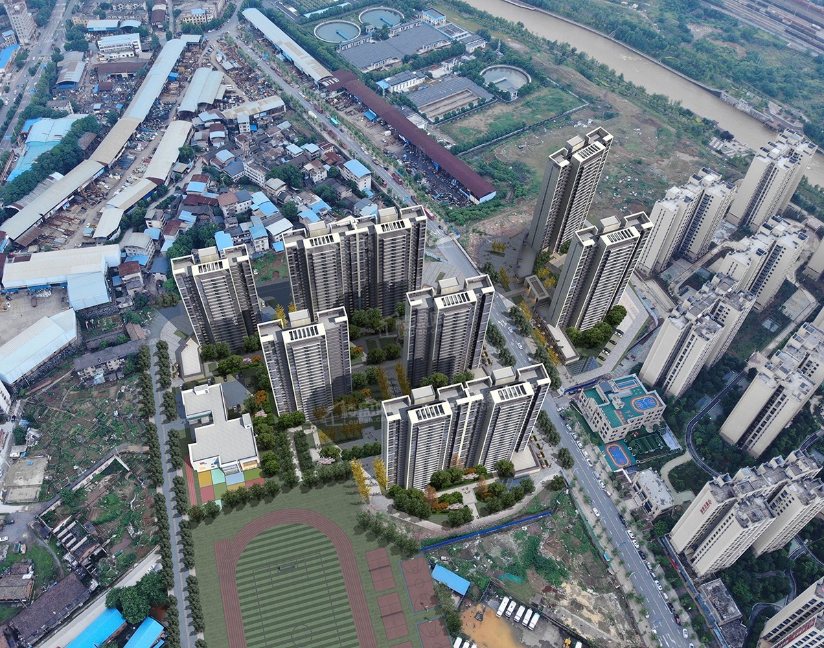 北城天悦住宅房附近有商业区吗?周边公交车多不多?