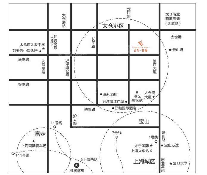 合生伴海区位图