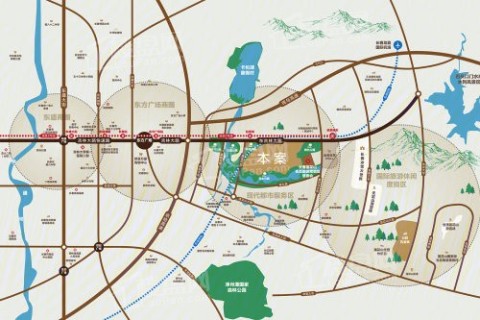 力旺林溪湖位置图