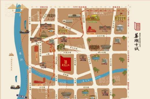 芜湖古城位置图