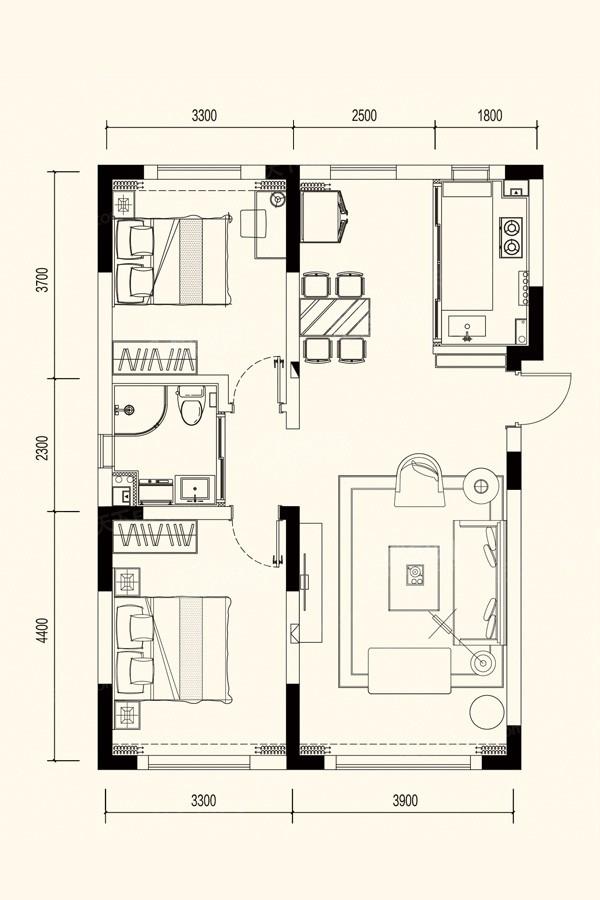 87平户型图