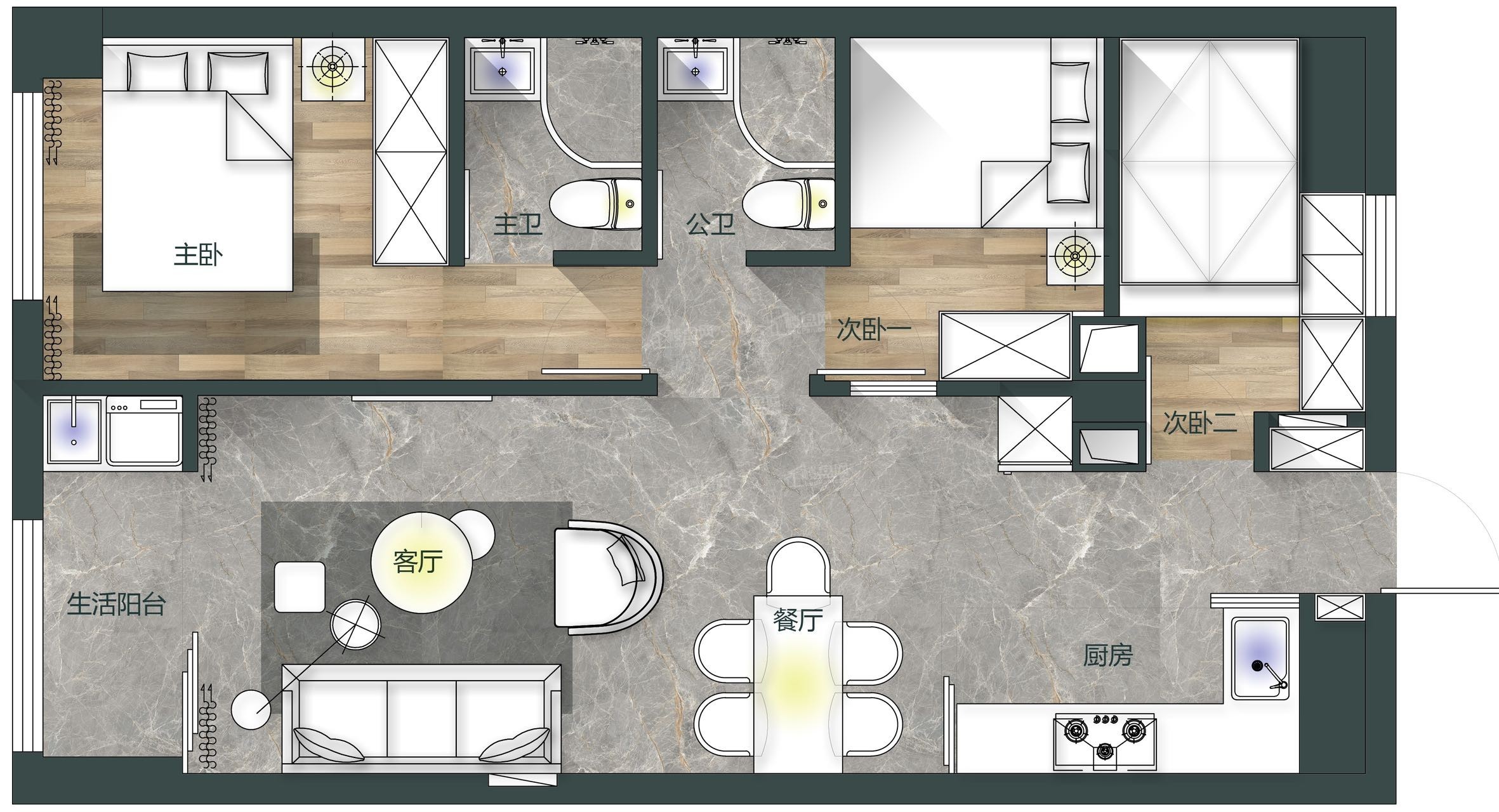 龙湖天城户型图