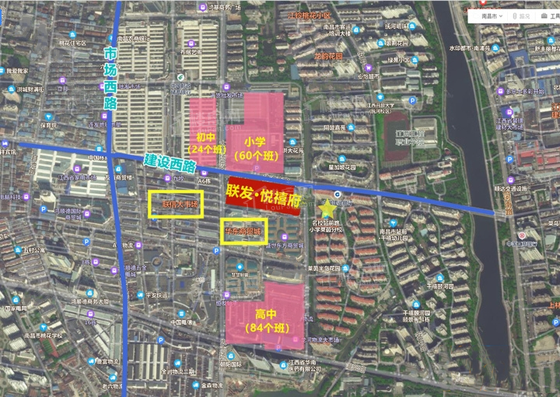 联发悦禧府位置图