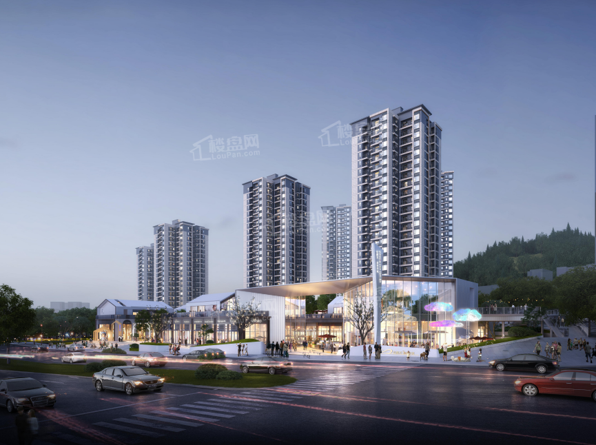 乾麟龙·翡翠华城效果图
