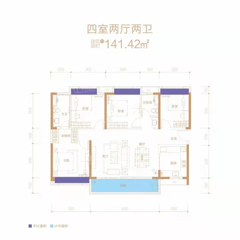 美的云熙府21栋141平