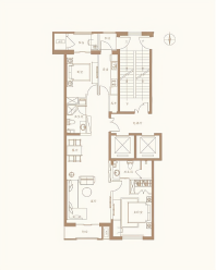 2室2厅1厨2卫126㎡(建面)