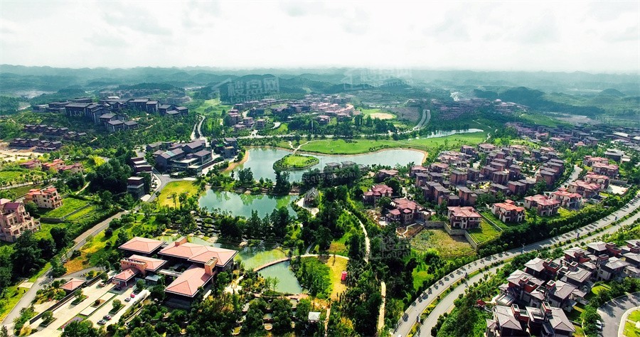 中铁国际生态城·白晶谷实景图