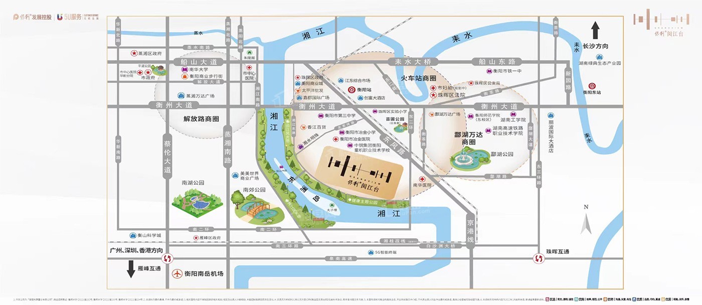 保利·阅江台位置图