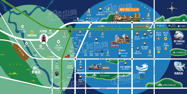 麒龙国际生态城位置图