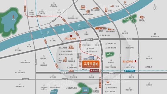 龙湖坤和滨康天曜城位置图