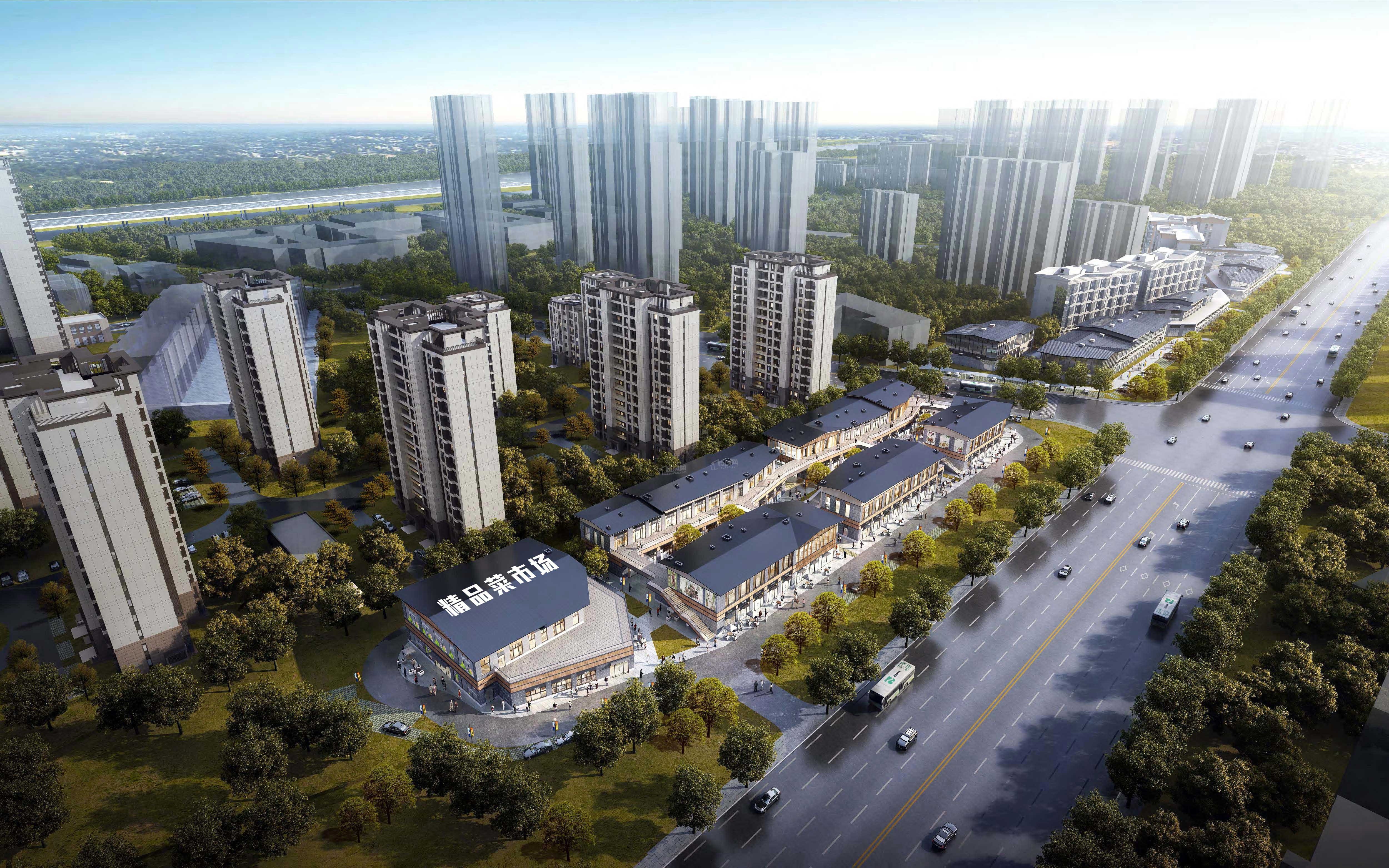 未来城商铺效果图