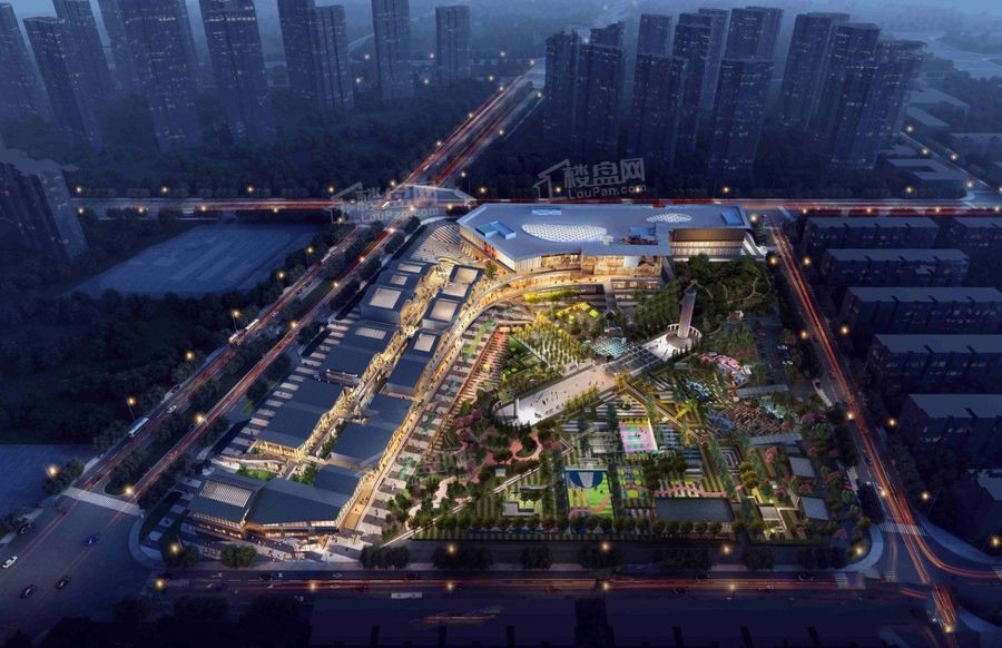 未来城商铺效果图