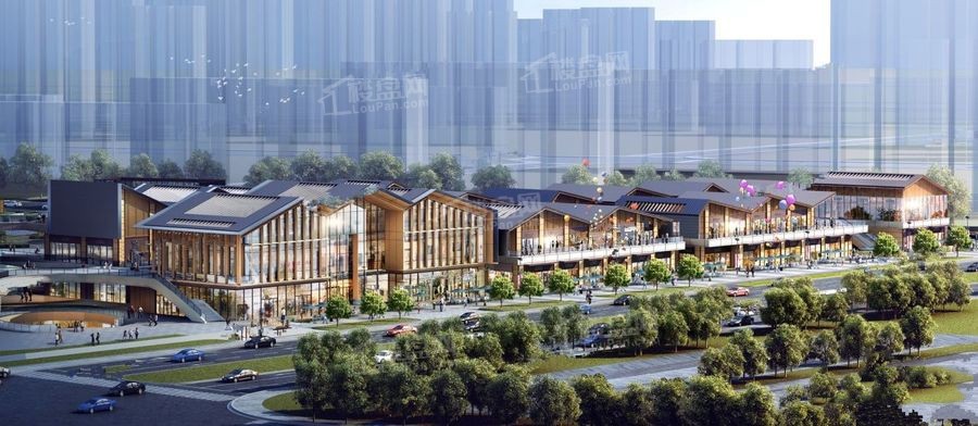 未来城商铺效果图