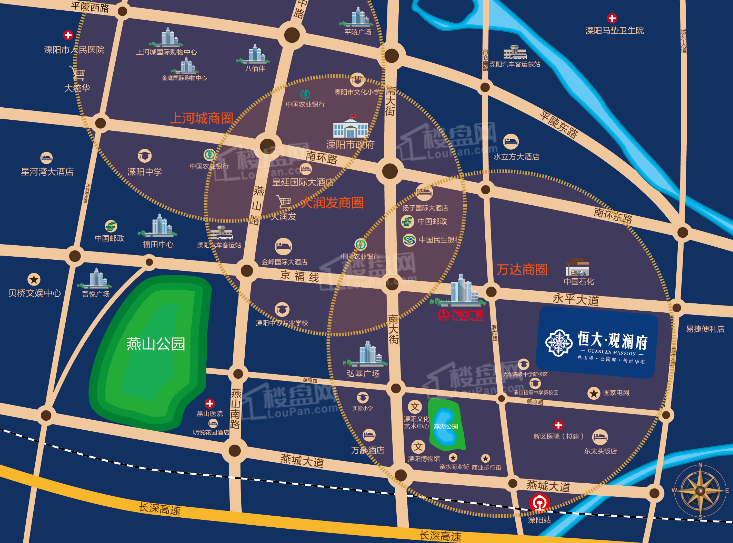 恒大·观澜府位置图