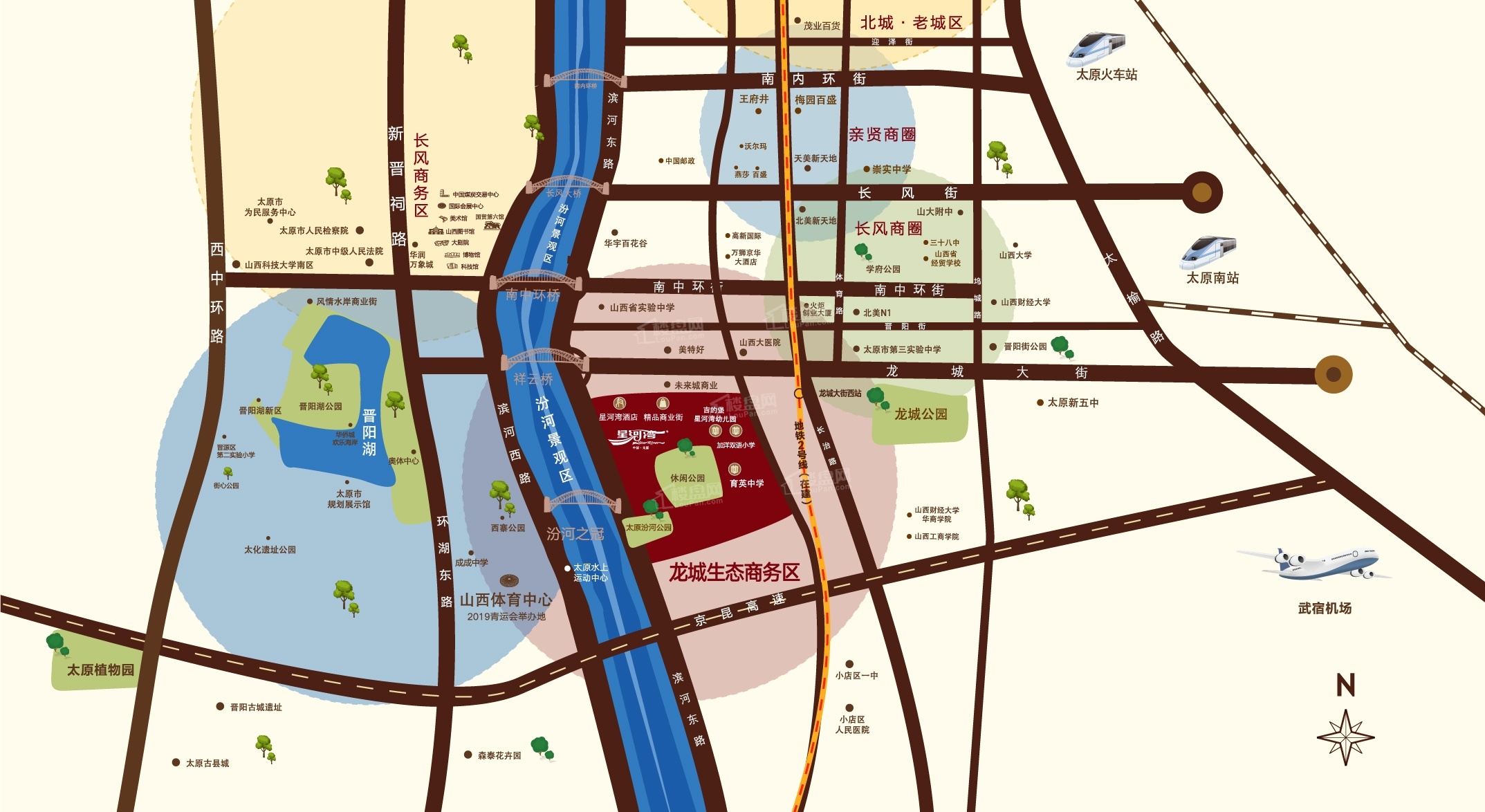 太原星河湾6号园相册_位置图-太原楼盘网