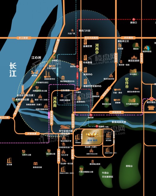 电建洺悦华府位置图