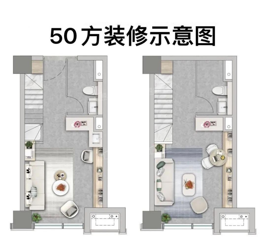 50平米Loft公寓