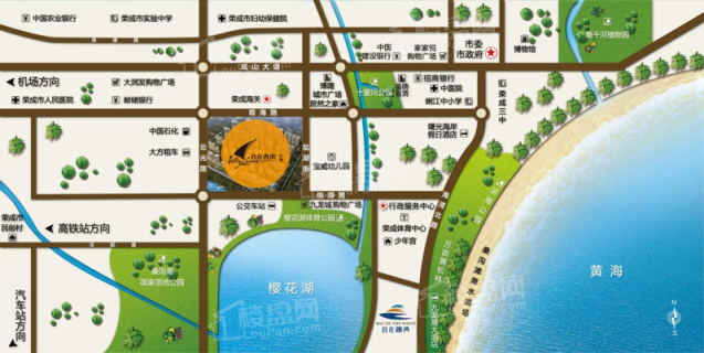 中车自在香滨位置图