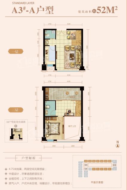 loft公寓 A3#A户型