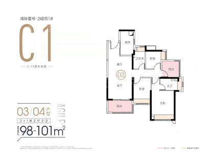 C1户型03/04户型