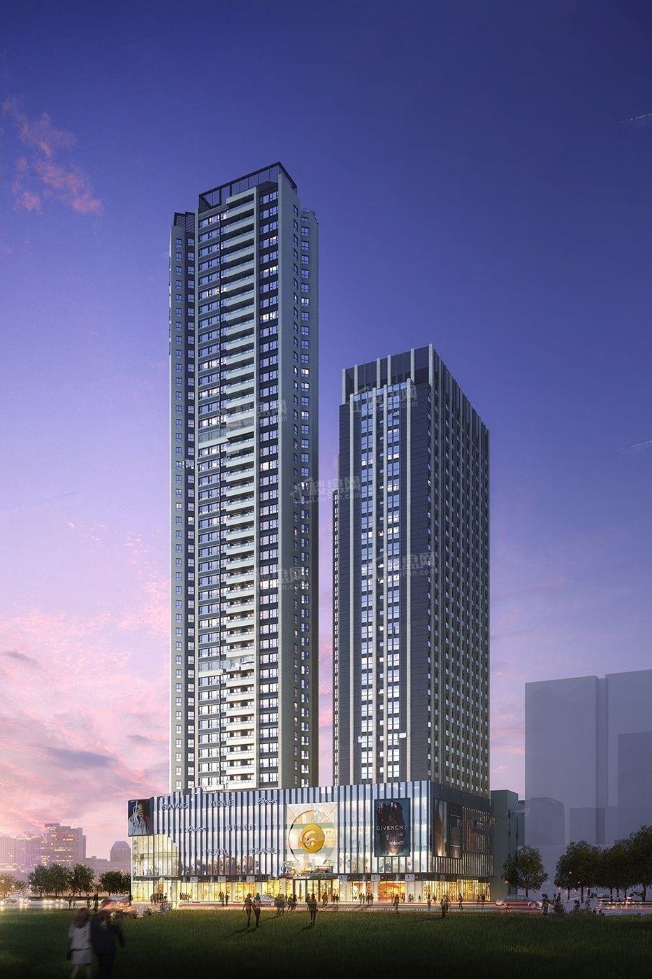 鑫月金中环大厦效果图