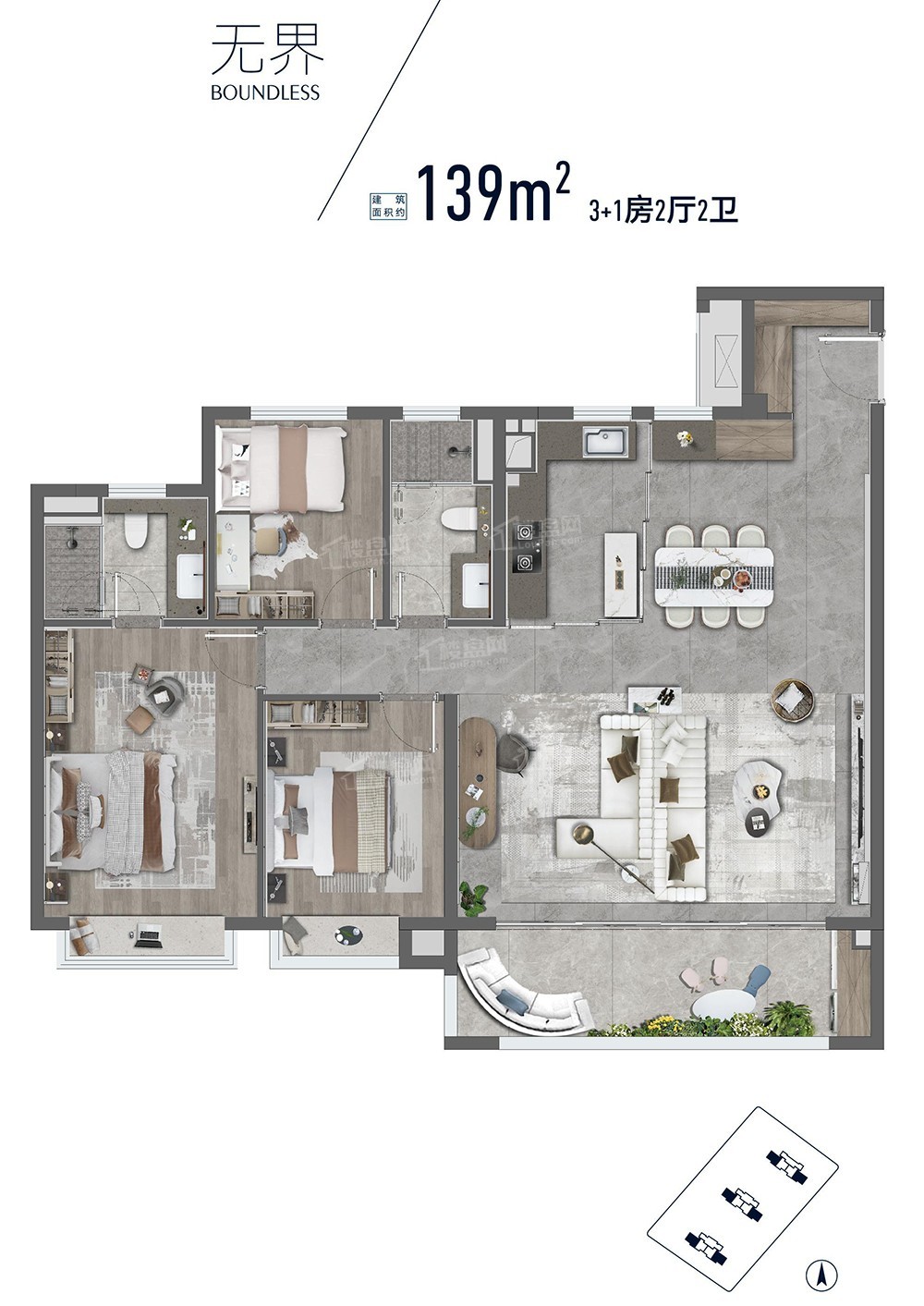 龙湖天璞江北核中核 轻奢平层 自带商业 500米绿地金茂国际金融中心旁-南京楼盘网