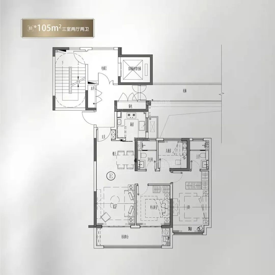南京中海观山樾4室2厅2卫户型图-南京楼盘网