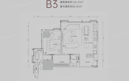 B3户型