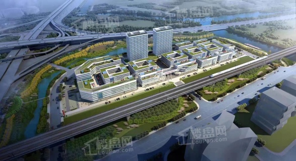 中国轻纺城跨境电商产业园效果图