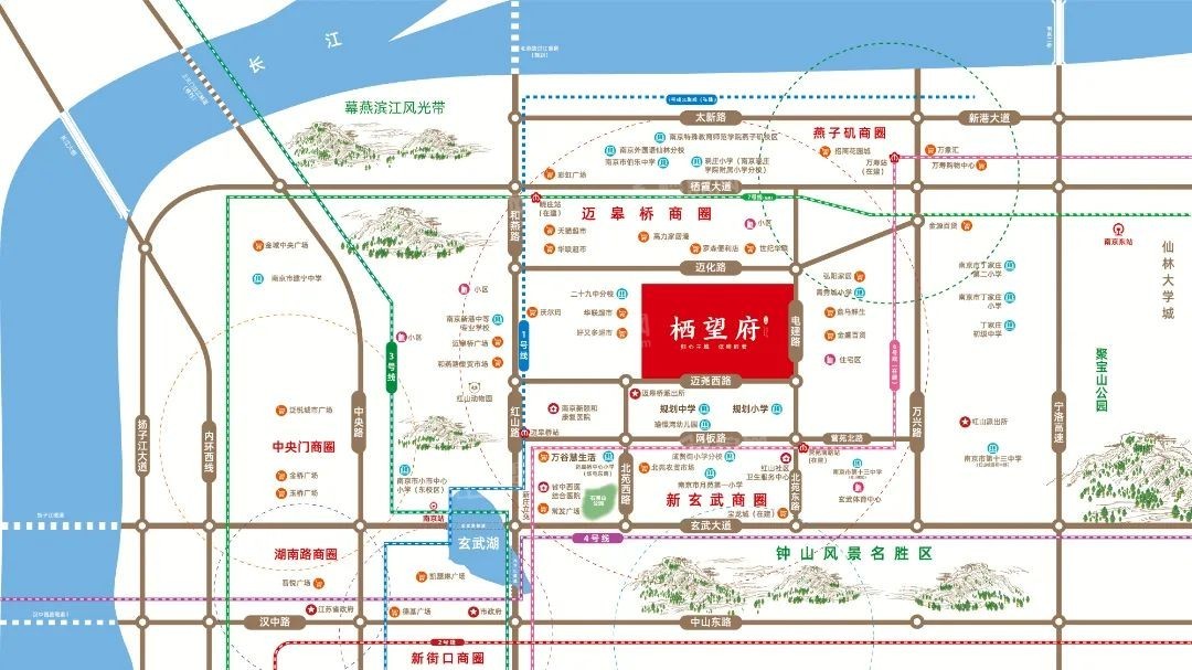 栖望府地址及周边配套