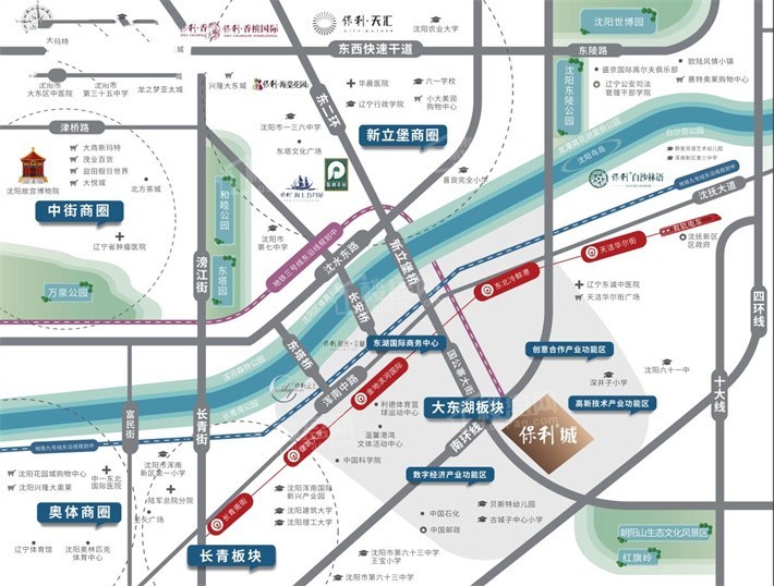 保利城位置图