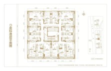 1室1厅1卫建筑面积约50平米