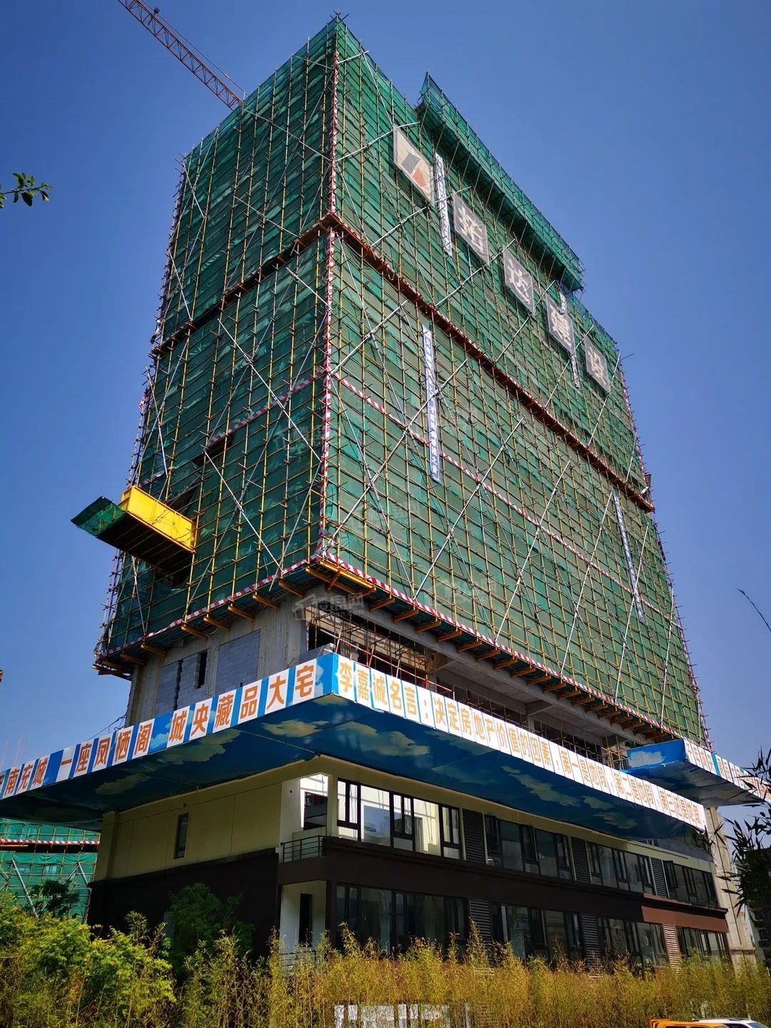 2号楼封顶大吉—砌体3层（2022.4月工程进度）