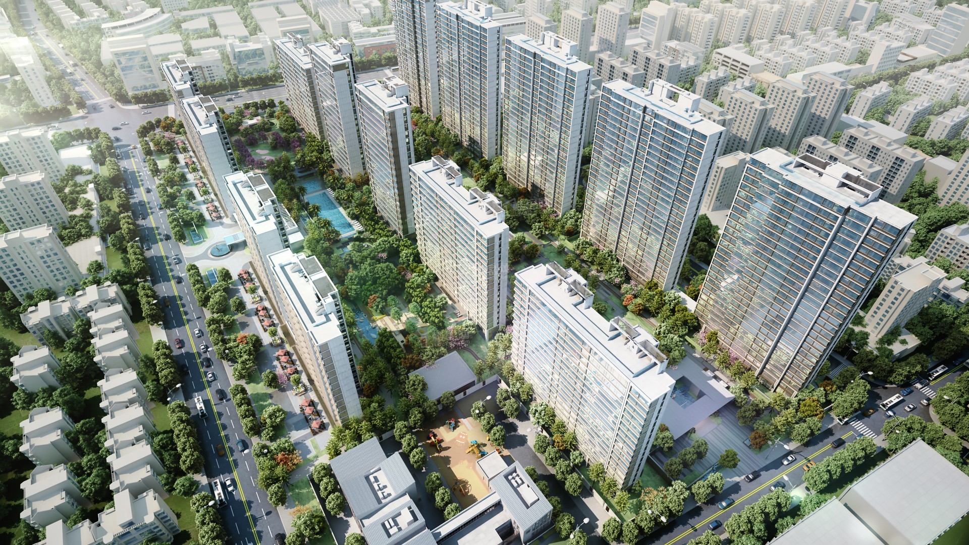 杨帆·梧桐府效果图