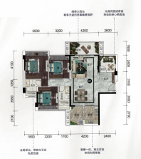 怀集山水云天康桥户型图117㎡422