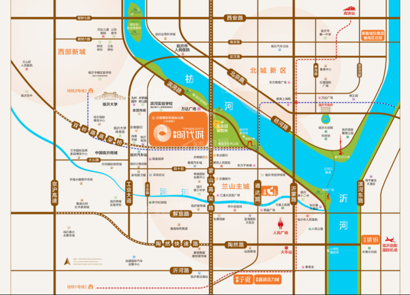 泰鲁时代城位置图